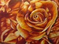 Flower Collection - 3D Rose - Oil On Canvas